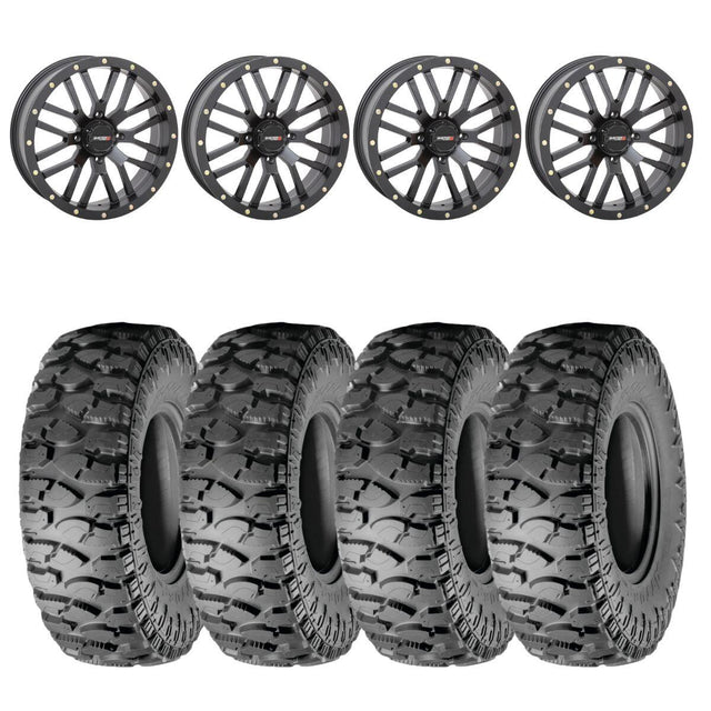 System 3 Black ST-3 & Atturo Trail Blade Boss Wheel & Tire Kit