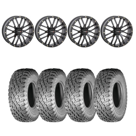 System 3 Black ST-3 & Atturo Trail Blade X/T Wheel & Tire Kit