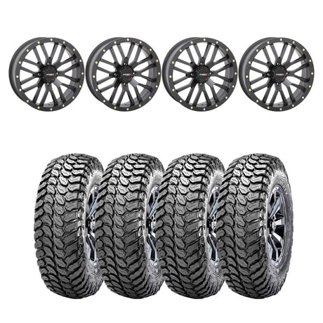 System 3 Black ST-3 & Maxxis Liberty Performance Off Road Wheel & Tire Kit