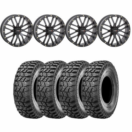System 3 Black ST-3 & Sedona Ridge Saw Wheel & Tire Kit