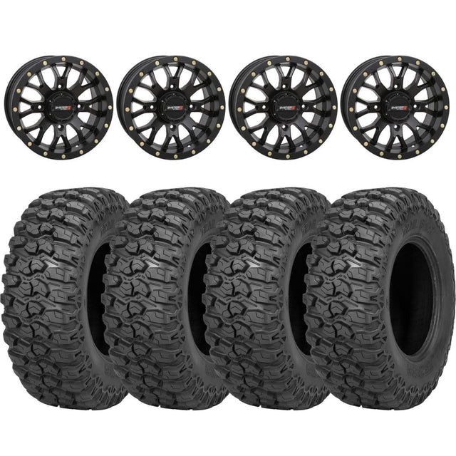 System 3 Black ST-3 & Sedona Trail Saw Wheel & Tire Kit