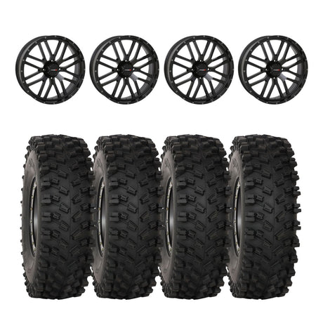 System 3 Black ST-3 & System 3 ATX470 All Terrain Xtreme Wheel & Tire Kit