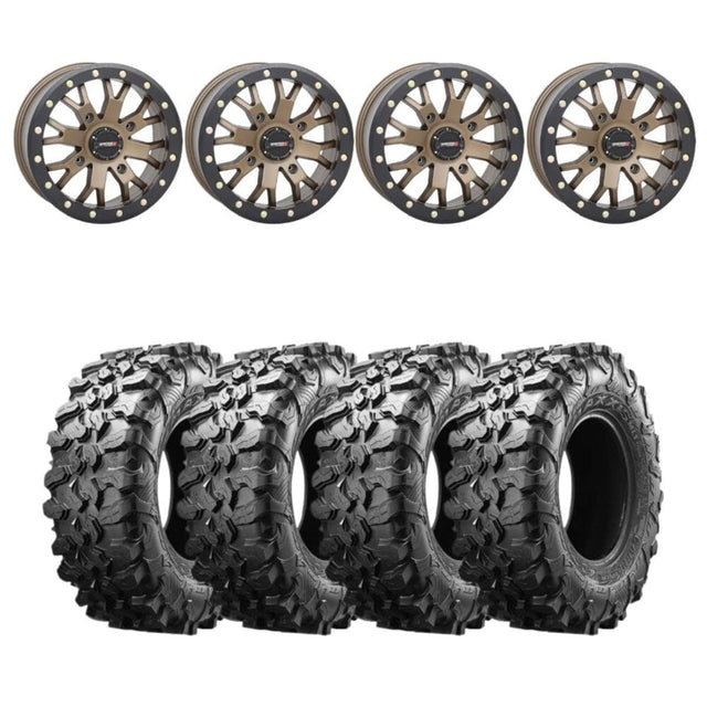 System 3 Bronze SB-4 Beadlock & Maxxis Radial Carnivore Wheel & Tire Kit