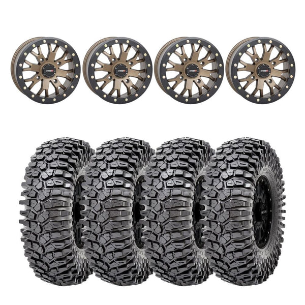 System 3 Bronze SB-4 Beadlock & Maxxis Radial Roxxzilla Wheel & Tire K