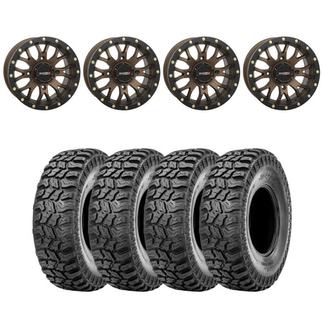 System 3 Bronze SB-4 Beadlock & Sedona Ridge Saw Wheel & Tire Kit