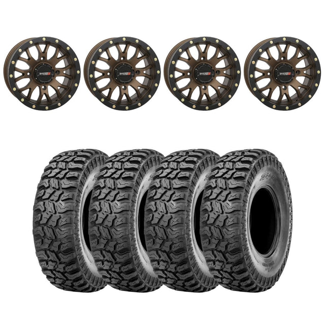 System 3 Bronze SB-4 Beadlock & Sedona Ridge Saw Wheel & Tire Kit