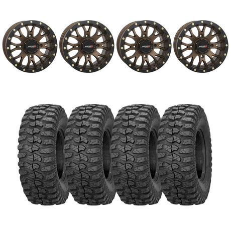 System 3 Bronze SB-4 Beadlock & Sedona Rockabilly Wheel & Tire Kit
