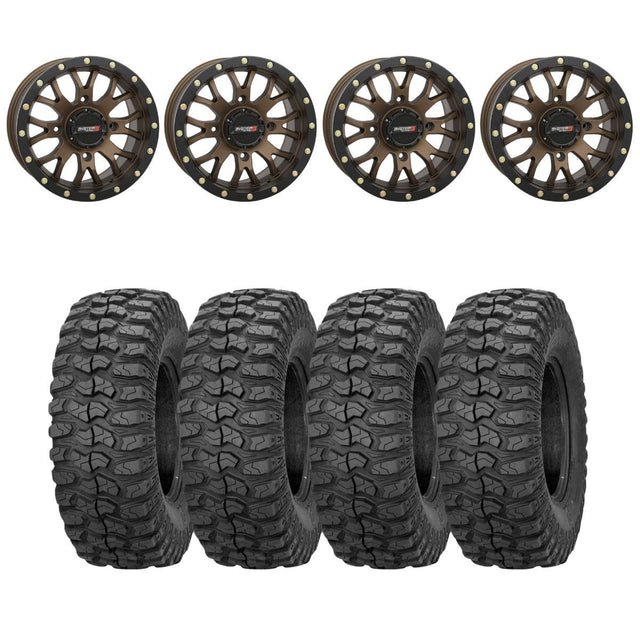 System 3 Bronze SB-4 Beadlock & Sedona Rockabilly Wheel & Tire Kit