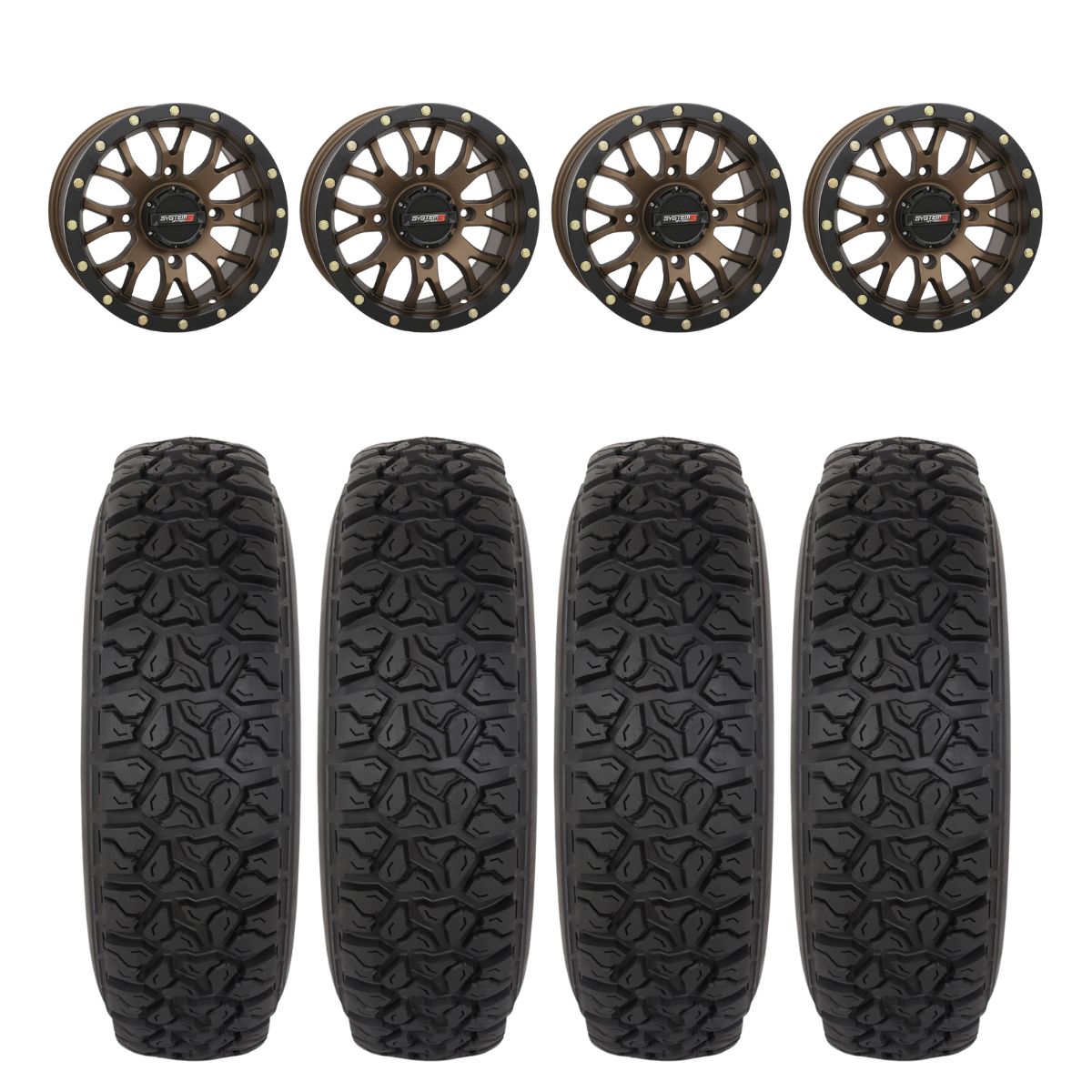 DESERT TEC 145R13 ノーマルタイヤ&ホイール4本セットUSED ホイール4本セット TRYALPHA トライアルファ J-TECH S-6 ジェイテック