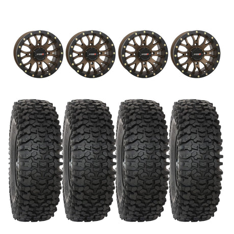 System 3 Bronze SB-4 Beadlock & System 3 RC500 10 Ply Rock Crawler Wheel & Tire Kit