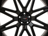 System 3 Gloss Black/Milled ST-7 & Sedona Buzz Saw RT Wheel & Tire Kit