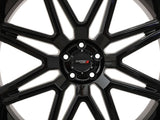 System 3 Gloss Black/Milled ST-7 & Sedona Ridge Saw Wheel & Tire Kit