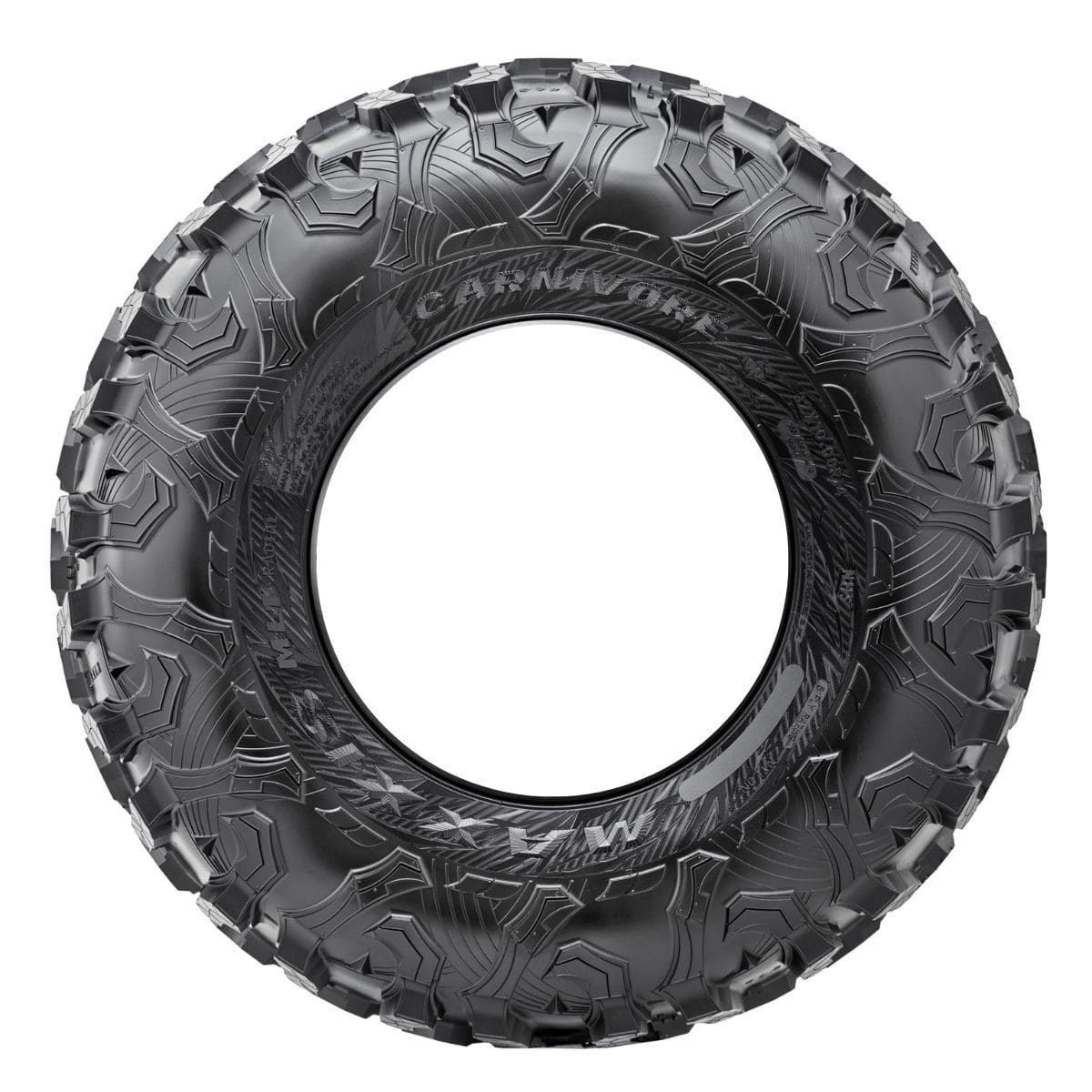 System 3 Gloss Black ST-4 and Maxxis Radial Carnivore Wheel & Tire Kit