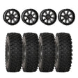 System 3 Gloss Black ST-4 & System 3 ATX470 All Terrain Xtreme Wheel & Tire Kit