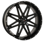 System 3 Gloss Black ST-7 & System 3 XT400W Xtreme Mud Wheel & Tire Kit
