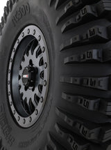 System 3 Gloss Black w/Matte Brushed Ring SB-9 Beadlock & System 3 RC500 10 Ply Rock Crawler Wheel & Tire Kit