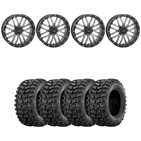 System 3 Grey ST-3 & Sedona Buzz Saw RT Wheel & Tire Kit