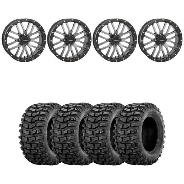 System 3 Grey ST-3 & Sedona Buzz Saw RT Wheel & Tire Kit