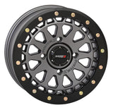 System 3 Gunmetal Grey SB-6 Beadlocks & Atturo Trail Blade X/T Wheel & Tire Kit