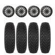 System 3 Gunmetal Grey SB-6 Beadlocks & System 3 DX440 Offroad Wheel & Tire Kit