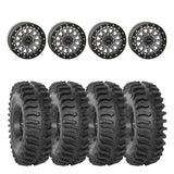 System 3 Gunmetal Grey SB-6 Beadlocks & System 3 Extreme Trail Radial XT400 Wheel & Tire Kit