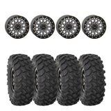 System 3 Gunmetal Grey SB-6 Beadlocks & System 3 Offroad XTR370 Wheel & Tire Kit