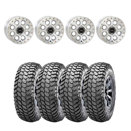 System 3 Machined SB-7 Beadlock & Maxxis Liberty Performance Off Road Wheel & Tire Kit