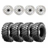 System 3 Machined SB-7 Beadlock & Maxxis Radial Carnivore Wheel & Tire Kit