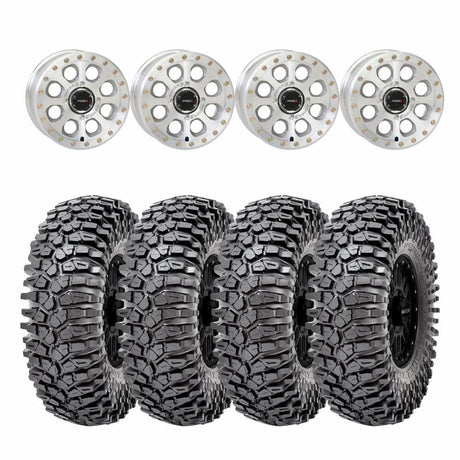 System 3 Machined SB-7 Beadlock & Maxxis Radial Roxxzilla Wheel & Tire Kit