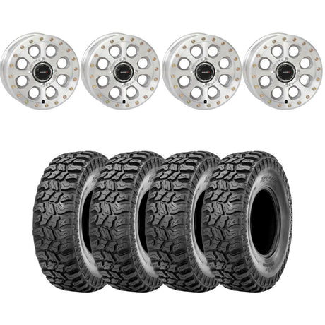 System 3 Machined SB-7 Beadlock & Sedona Ridge Saw Wheel & Tire Kit