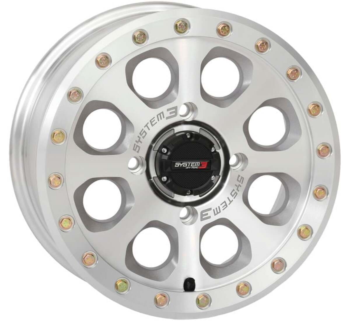 System 3 Machined SB-7 Beadlock & Sedona Ridge Saw Wheel & Tire Kit