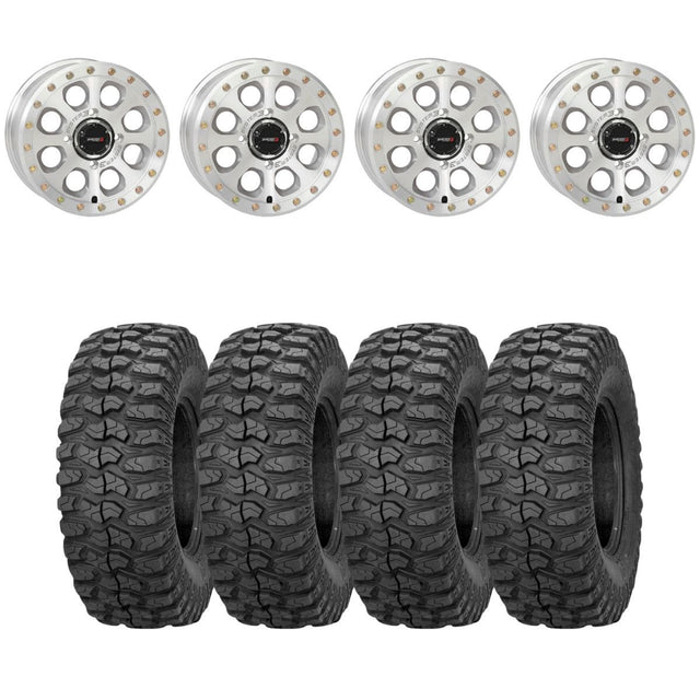System 3 Machined SB-7 Beadlock & Sedona Rockabilly Wheel & Tire Kit