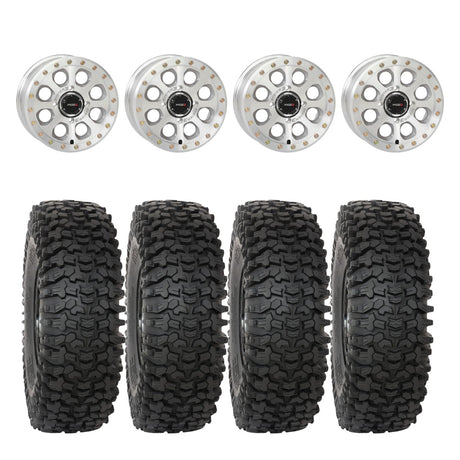 System 3 Machined SB-7 Beadlock & System 3 RC500S 8 Ply Rock Crawler Wheel & Tire Kit