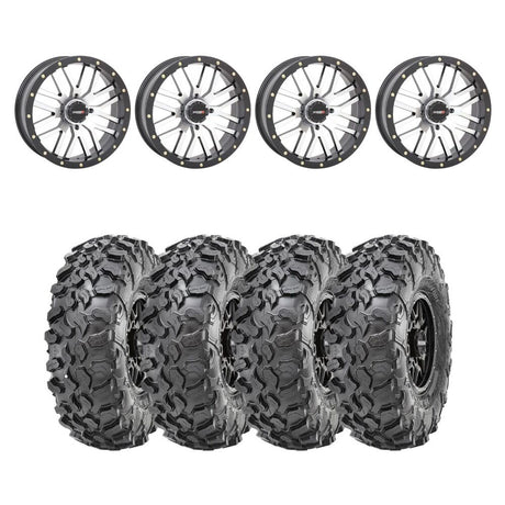 System 3 Machined ST-3 & Maxxis Radial Carnivore Wheel & Tire Kit