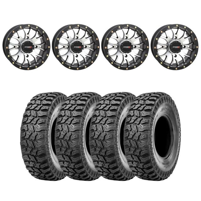 System 3 Machined ST-3 & Sedona Ridge Saw Wheels & Tire Kit