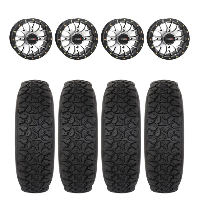 System 3 Machined ST-3 & System 3 DX440 Offroad Wheel & Tire Kit
