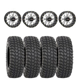 System 3 Machined ST-3 & System 3 Radial XCR350 UTV Wheel & Tire Kit