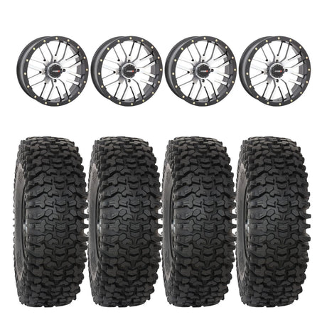 System 3 Machined ST-3 & System 3 RC500 10 Ply Rock Crawler Wheel & Tire Kit