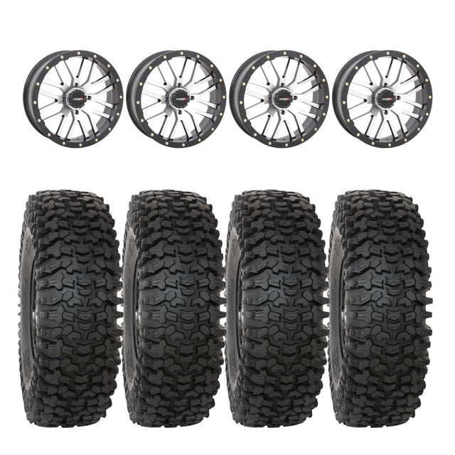 System 3 Machined ST-3 & System 3 RC500 10 Ply Rock Crawler Wheel & Tire Kit