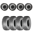 System 3 Matte Black SB-5 Beadlock & Atturo Trail Blade X/T Wheel & Tire Kit