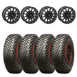 System 3 Matte Black SB-5 Beadlock & BFGoodrich Mud-Terrain T/A KM3 Wheel & Tire Kit