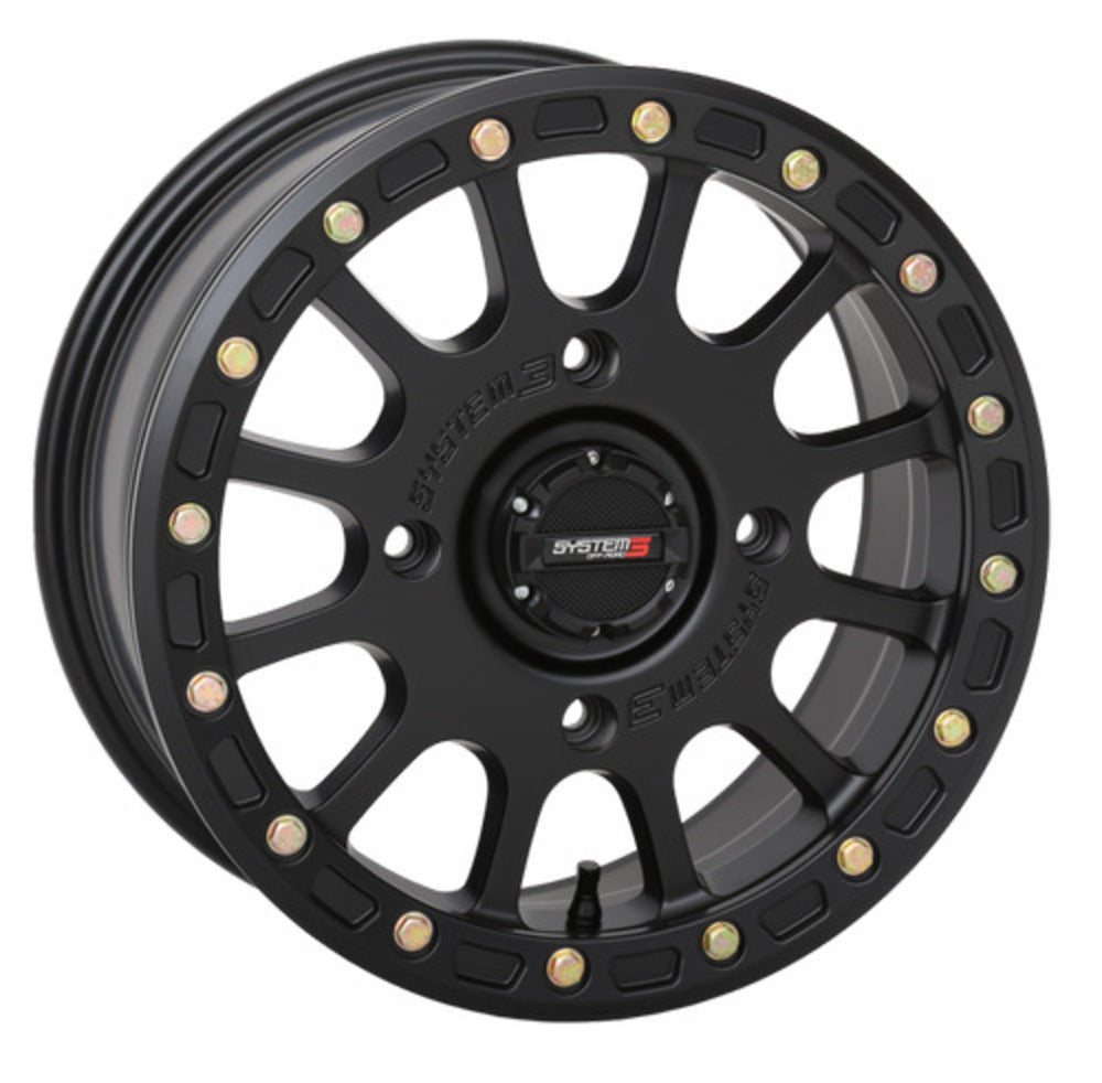 System 3 Matte Black SB-5 Beadlock & BFGoodrich Mud-Terrain T/A KM3 Wheel & Tire Kit