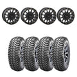 System 3 Matte Black SB-5 Beadlock & Maxxis Liberty Performance Off Road Wheel & Tire Kit
