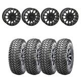 System 3 Matte Black SB-5 Beadlock & Maxxis Liberty Performance Off Road Wheel & Tire Kit
