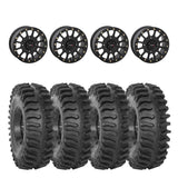 System 3 Matte Black SB-5 Beadlock & System 3 Extreme Trail Radial XT400 Wheel & Tire Kit