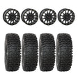 System 3 Matte Black SB-5 Beadlock & System 3 RC500 10 Ply Rock Crawler Wheel & Tire Kit