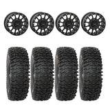 System 3 Matte Black SB-5 Beadlock & System 3 RC500 10 Ply Rock Crawler Wheel & Tire Kit