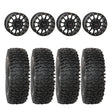 System 3 Matte Black SB-5 Beadlock & System 3 RC500S 8 Ply Rock Crawler Wheel & Tire Kit