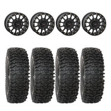 System 3 Matte Black SB-5 Beadlock & System 3 RC500S 8 Ply Rock Crawler Wheel & Tire Kit