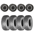 System 3 Matte Black SB-6 Beadlocks & Atturo Trail Blade X/T Wheel & Tire Kit